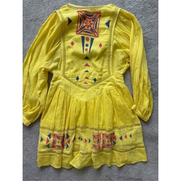 Place Nationale embroidered tunic dress ,size 1 Us 2/4 , $398 - Picture 3 of 8